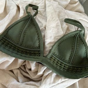 Triangl crochet bikini top